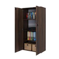 Armário Alto Fechado Com 02 Portas 161,5x80x42cm Wlaf80 Nogal - Branco - 5