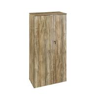 Armário Alto Fechado Com 02 Portas 161,5x80x42cm Wlaf80 Carvalho - Branco - 1