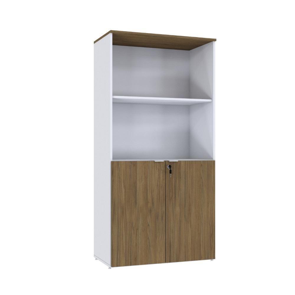 Armário Alto Estante Com 02 Portas 161,5x80x42cm Wlae80 Com vermont Oak - 1