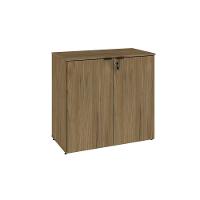 Armário Baixo Com 02 Portas 75x80x42cm Wlab80 Vermont Oak Preto - 1