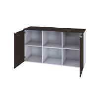 Armário Baixo Com 02 Portas E Nicho 75x135x42cm Wlab135 Com terracota - 5