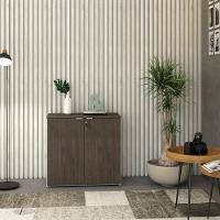 Armário Baixo Com 02 Portas 75x80x42cm Wlab80 Com terracota