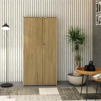 Armário Alto Fechado Com 02 Portas 161,5x80x42cm Wlaf80 Com vermont Oak