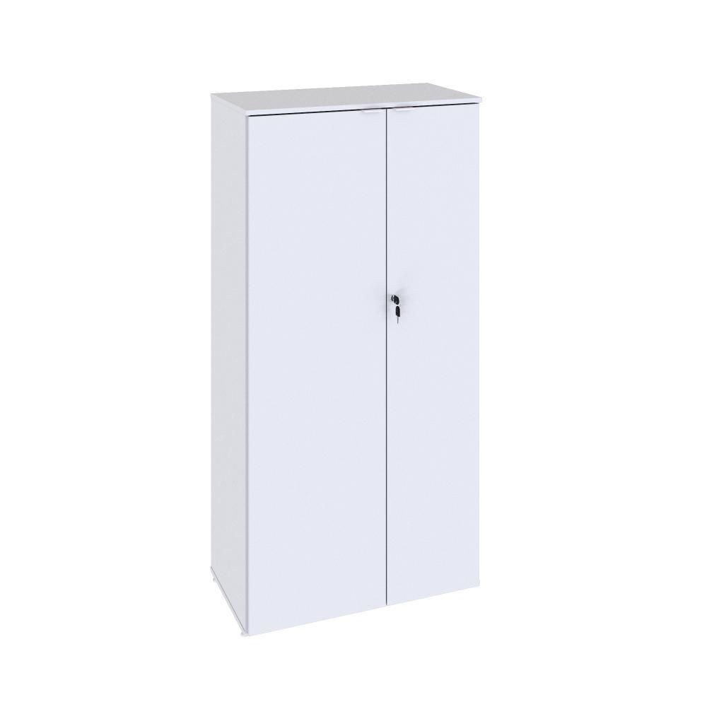Armário Alto Fechado Com 02 Portas 161,5x80x42cm Wlaf80 Branco Chess - 1