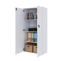 Armário Alto Fechado Com 02 Portas 161,5x80x42cm Wlaf80 Branco Chess - 5