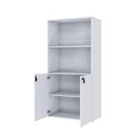 Armário Alto Estante Com 02 Portas 161,5x80x42cm Wlae80 Branco Chess - 5