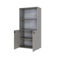 Armário Alto Estante Com 02 Portas 161,5x80x42cm Wlae80 Snow - Branco