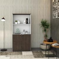 Armário Alto Estante Com 02 Portas 161,5x80x42cm Wlae80 Com terracota - 6