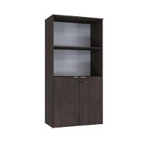 Armário Alto Estante Com 02 Portas 161,5x80x42cm Wlae80 Terracota - Branco - 1