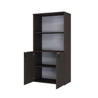 Armário Alto Estante Com 02 Portas 161,5x80x42cm Wlae80 Terracota - Branco - 6