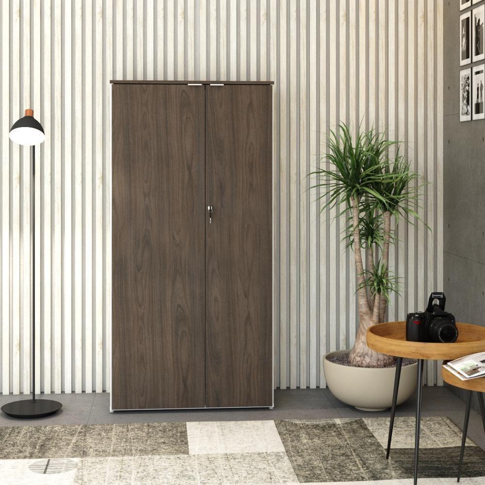 Armário Alto Fechado Com 02 Portas 161,5x80x42cm Wlaf80 Com terracota - 4