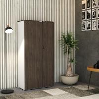 Armário Alto Fechado Com 02 Portas 161,5x80x42cm Wlaf80 Com terracota - 2