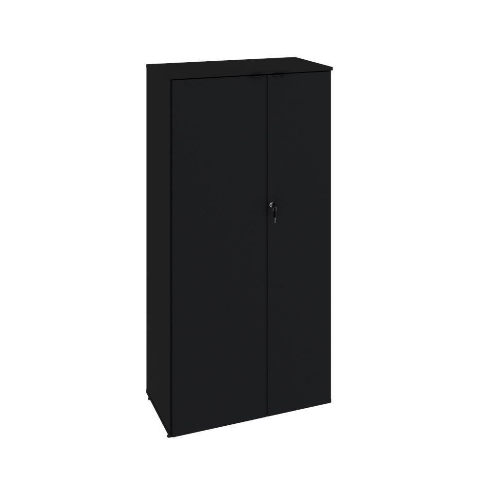 Armário Alto Fechado Com 02 Portas 161,5x80x42cm Wlaf80 Preto ônix - 1