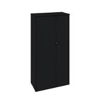 Armário Alto Fechado Com 02 Portas 161,5x80x42cm Wlaf80 Preto ônix - 1