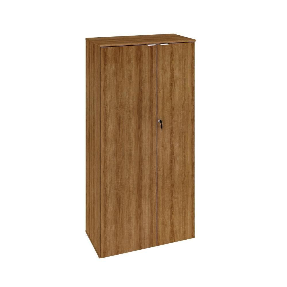 Armário Alto Fechado Com 02 Portas 161,5x80x42cm Wlaf80 Lâmina Mel - Branco - 1