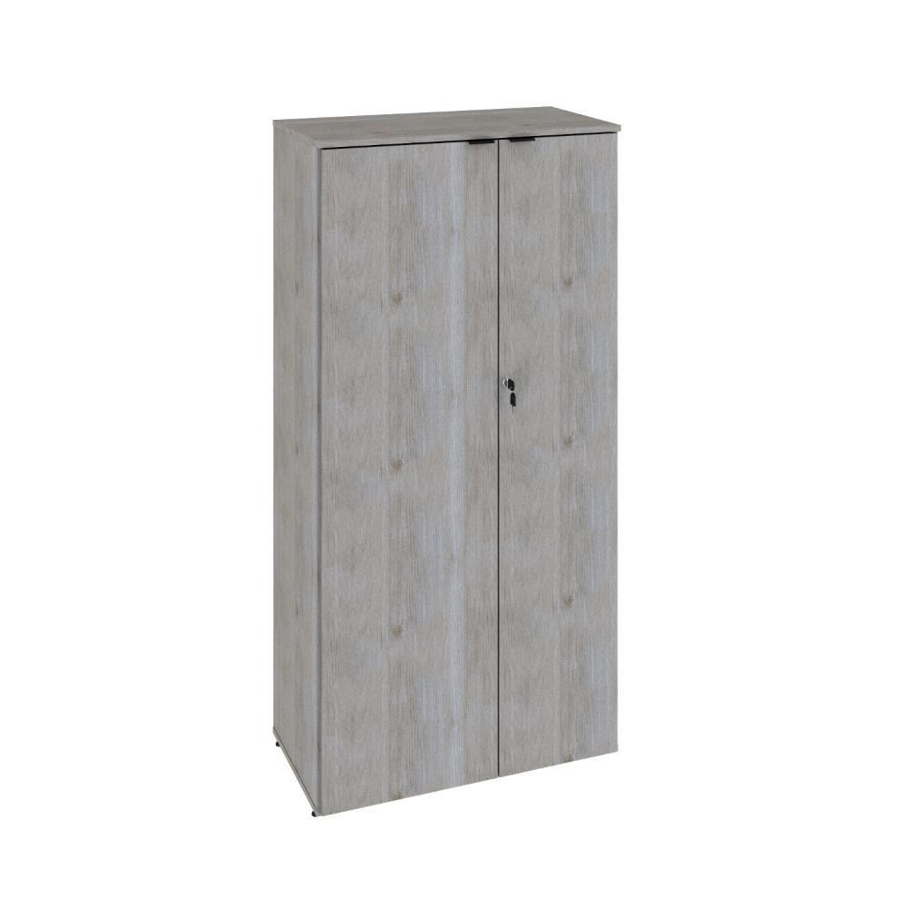 Armário Alto Fechado Com 02 Portas 161,5x80x42cm Wlaf80 Snow - Preto - 1