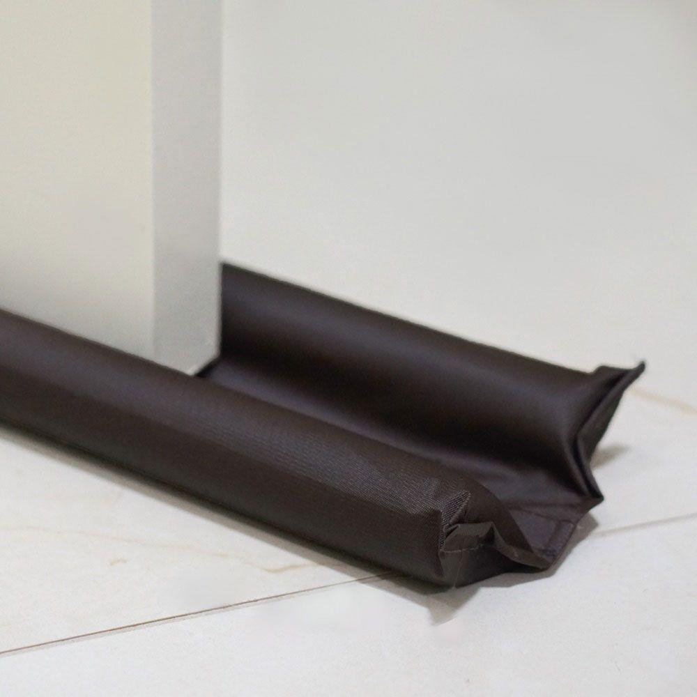 Protetor De Porta Duplo 100cm 1 Peça De Vinila Bagun Impermeável 100% Policloreto - Marrom - 2