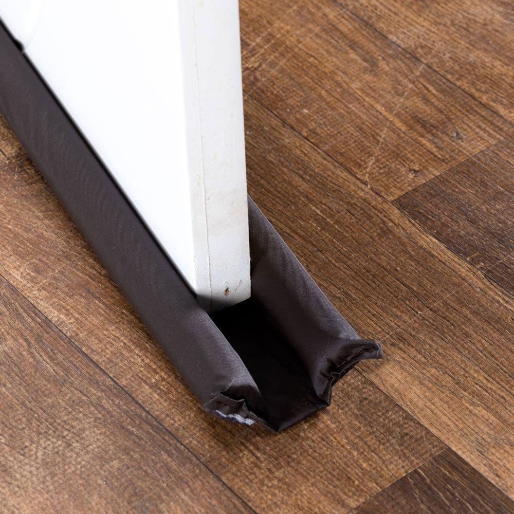 Protetor De Porta Duplo 100cm 1 Peça De Vinila Bagun Impermeável 100% Policloreto - Marrom - 4