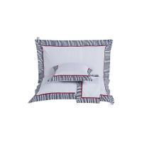 Kit Cobre Leito Dupla Face Casal Padrão Bordado Renove 7 Peças Hipercal 400 Fios 100% Poliéster - Cinza - 9