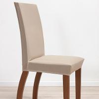 Kit 04 Capas Para Cadeiras Mr 4 Lugares Malha Gel 100% Poliéster - Avelã - 2