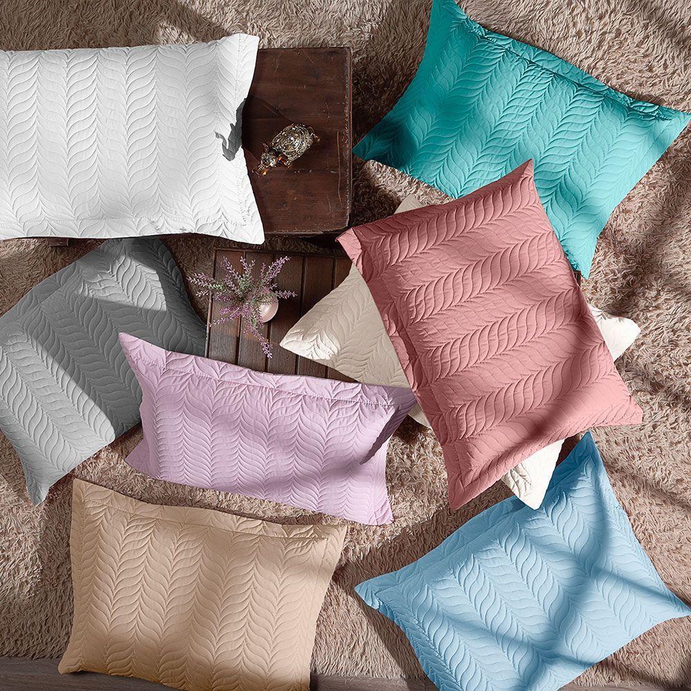 Porta Travesseiro Avulso 70cm X 50cm Com Debrum 1 Peça Paris Matelado Percal 150 Fios 100% Algodão - Branco - 4