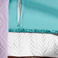 Porta Travesseiro Avulso 70cm X 50cm Com Debrum 1 Peça Paris Matelado Percal 150 Fios 100% Algodão - Branco - 3