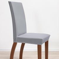 Kit 04 Capas Para Cadeiras Mr 4 Lugares Malha Gel 100% Poliéster - Cinza - 5