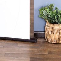 Protetor De Porta Duplo 90cm 1 Peça De Vinila Bagun Impermeável 100% Policloreto - Marrom - 1