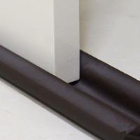 Protetor De Porta Duplo 100cm 1 Peça De Vinila Bagun Impermeável 100% Policloreto - Marrom - 1