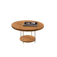 Mesa De Centro Sky Com Pés Em Aço E Tampo De Mdf Cinamomo - 2