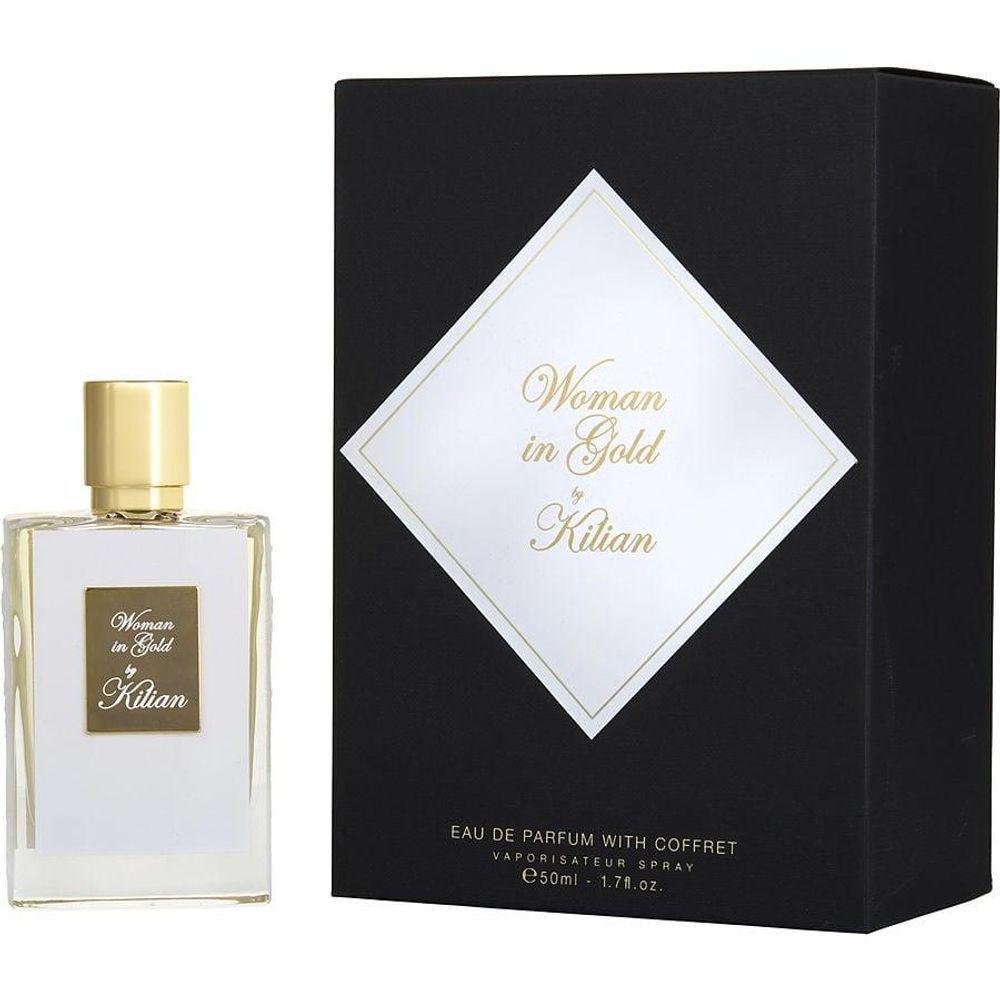 Perfume Feminino Kilian Woman In Gold Edp Spray Recarregável 50 ml&clutch - 1