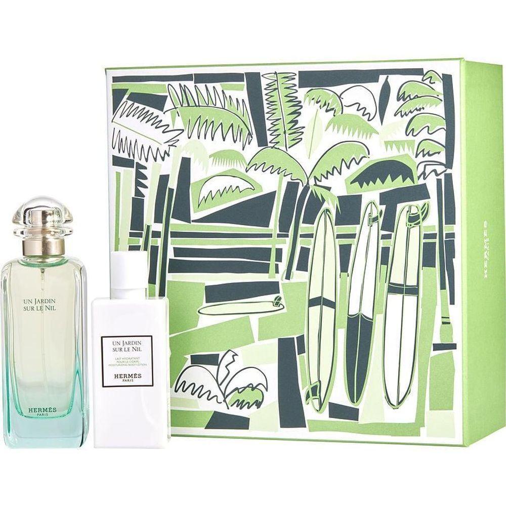Perfume Feminino Hermes Un Jardin Sur Le Nil Edt Spray 100 ml&loção Corporal 80 - 1