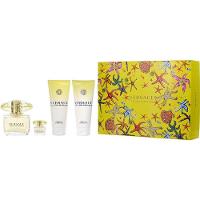 Perfume Feminino Gianni Versace Yellow Diamond Edt Spray 90 ml&loção Corporal 100 Gel De Banho 5 Mini - 1