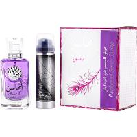 Perfume Feminino Lattafa Mahasin Crystal Violet Edp Spray 100 ml&desodorante 50 - 1