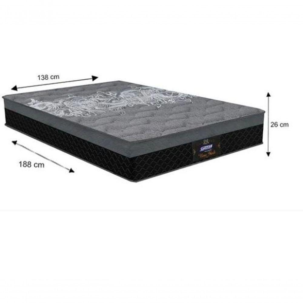 Colchao Gazin New York Hf 138x26 Preto - 2