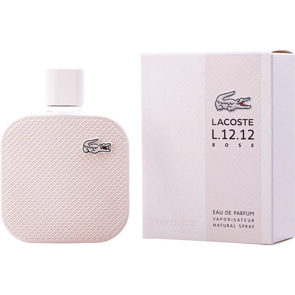 Perfume Feminino Lacoste L.12.12 Rose Eau De Parfum Spray 100 ml - 1