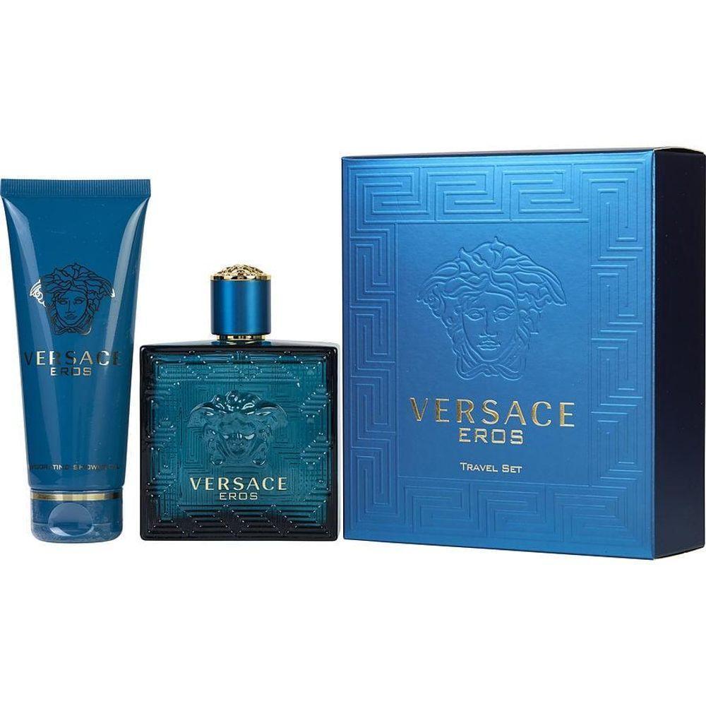 Perfume Masculino Gianni Versace Eros Edt Spray 100 ml & Gel De Banho () - 1