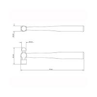 Martelo De Bola 200g Basic Com Cabo Em Madeira Envernizada Tramontina - 2