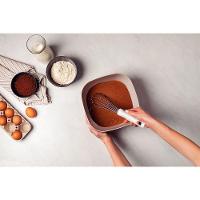 Batedor Manual Profissional Em Inox Com Cabo Em Polipropileno Branco 30cm Tramontina - 2