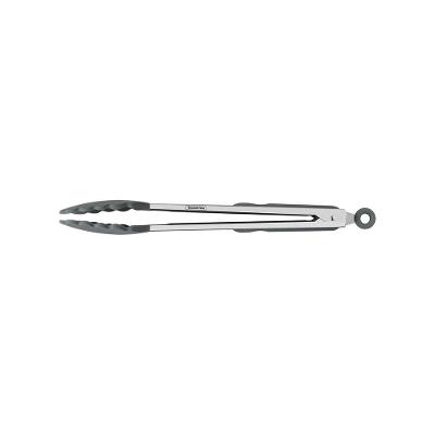 Pegador Multiuso Moldê Em Silicone Cinza E Inox 35cm Tramontina