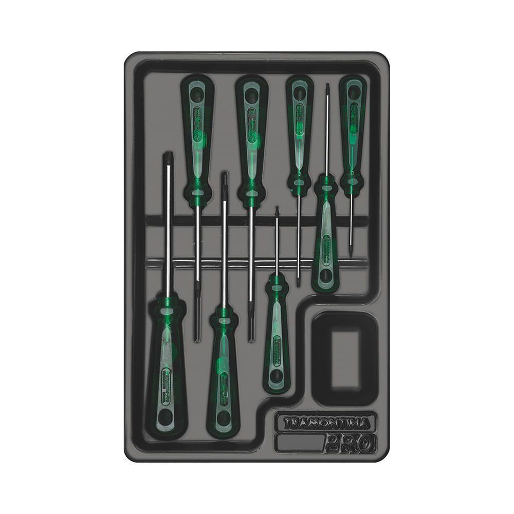 Módulo Com Chaves Trafix Com Cabo Pro 8pçs Tramontina - 1