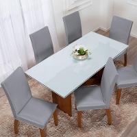 Kit 04 Capas Para Cadeiras Mr 4 Lugares Malha Gel 100% Poliéster - Cinza - 5