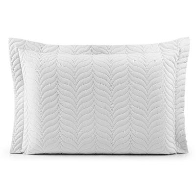 Porta Travesseiro Avulso 70cm X 50cm Com Debrum 1 Peça Paris Matelado Percal 150 Fios 100% Algodão - Branco