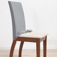 Kit 04 Capas Para Cadeiras Mr 4 Lugares Malha Gel 100% Poliéster - Cinza