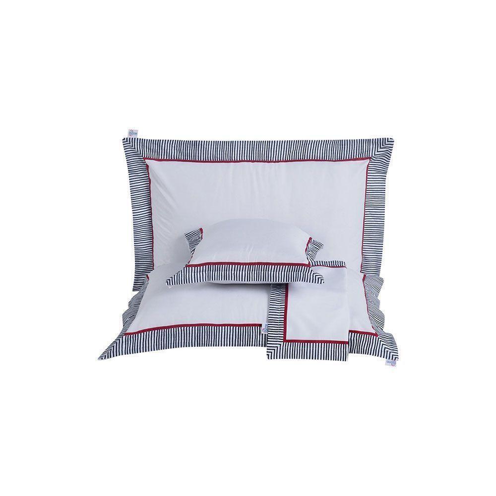 Kit Cobre Leito Dupla Face Casal Padrão Bordado Renove 7 Peças Hipercal 400 Fios 100% Poliéster - Cinza - 9