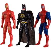 Kit Trio Heróis Batmam Traje Homem Aranha Homem Ferro 29cm - 1