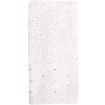Toalha Lavabo Cristal 30x50cm Off White