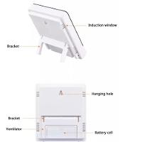 Termometro Digital Relogio Medidor Temperatura Umidade Multifuncional - 3