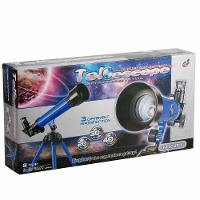 Telescopio Astro Terrestre Kit 3 Lentes Tripe Luneta Ciencia Espaço Escola - 1