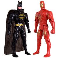 Kit Dupla De Heróis Homem De Ferro Batmam Traje Articuláveis - 1